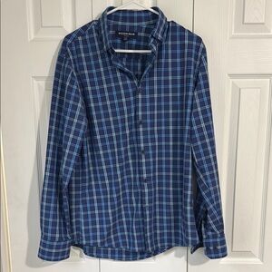 Mizzen+main Blue Plaid button down